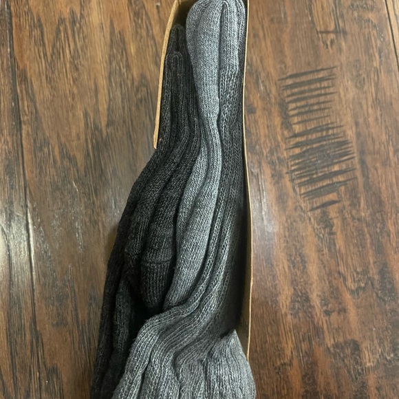 Nike Everyday Plus Crew Socks 2 Pair Black Gray DQ6448 902 Small 4-6 New W Tags - Picture 2 of 4